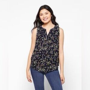 41 Hawthorn Navy Floral Blouse